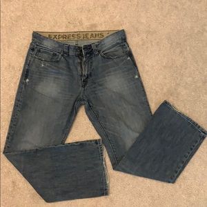 Express Jeans Mens 32X32 Blake Loose Fit Boot Cut